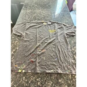 Gallery Dept Tokyo Japan First Anniversary Paint Splatter T-Shirt Black Large